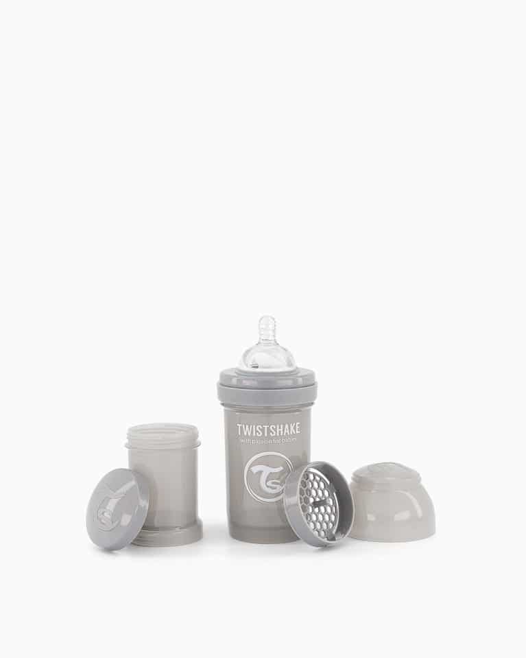 Twistshake Biberon anti-colique 180ml Gris