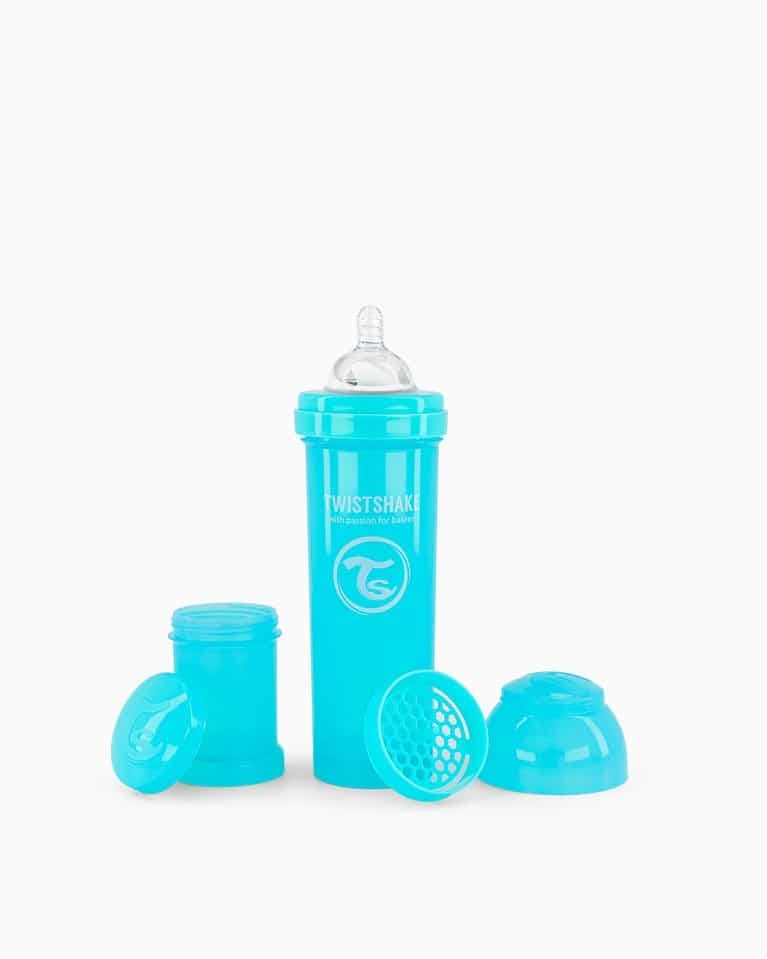 Twistshake Biberon anti-colique 330ml Bleu