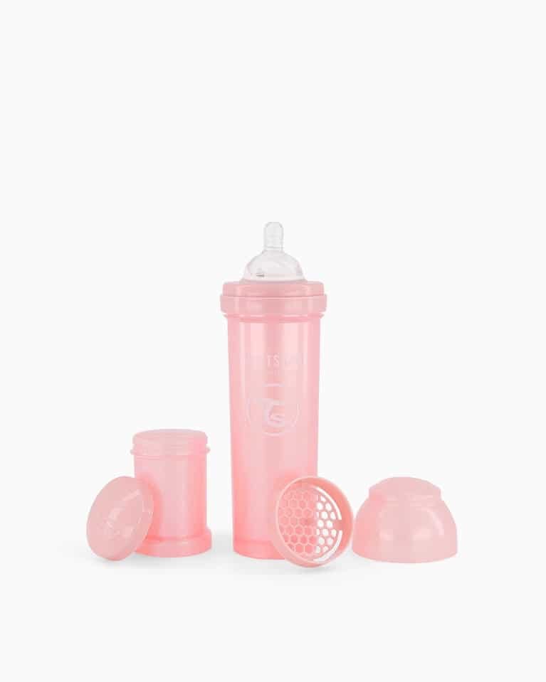 Twistshake Biberon anti-colique 330ml Rose