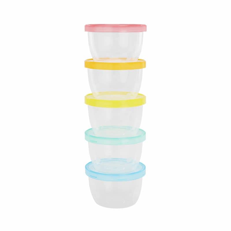 Badabulle Pots de conservation maxi portions 5 x 250ml