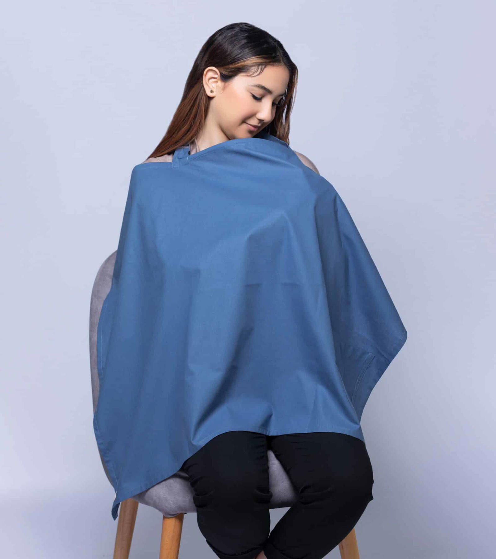 Tablier Allaitement Bleu