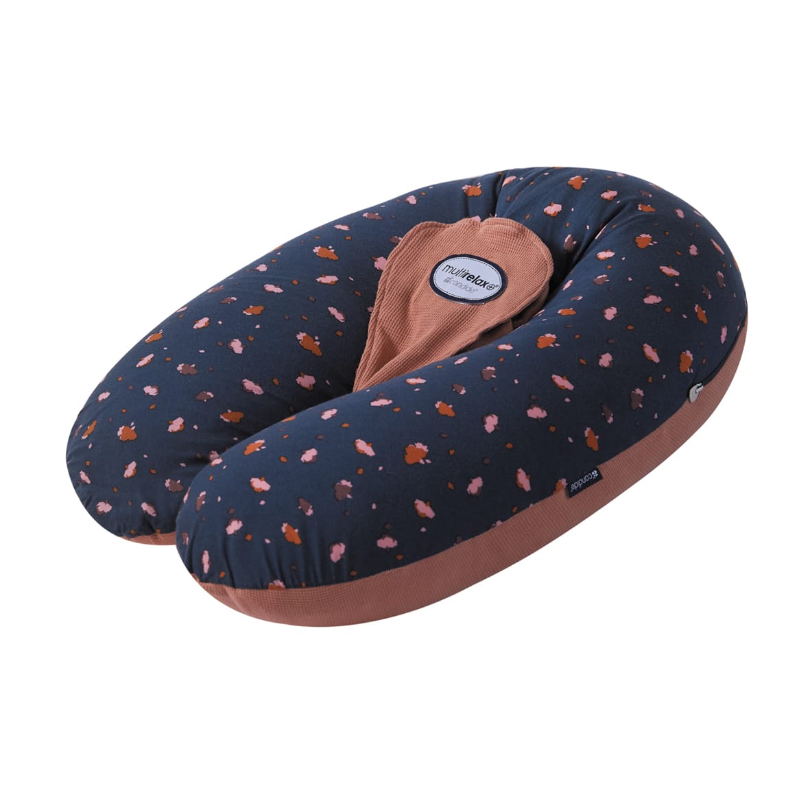 Candide Coussin Multirelax Jersey 3en1 matelassé Fleurs et Cassonade