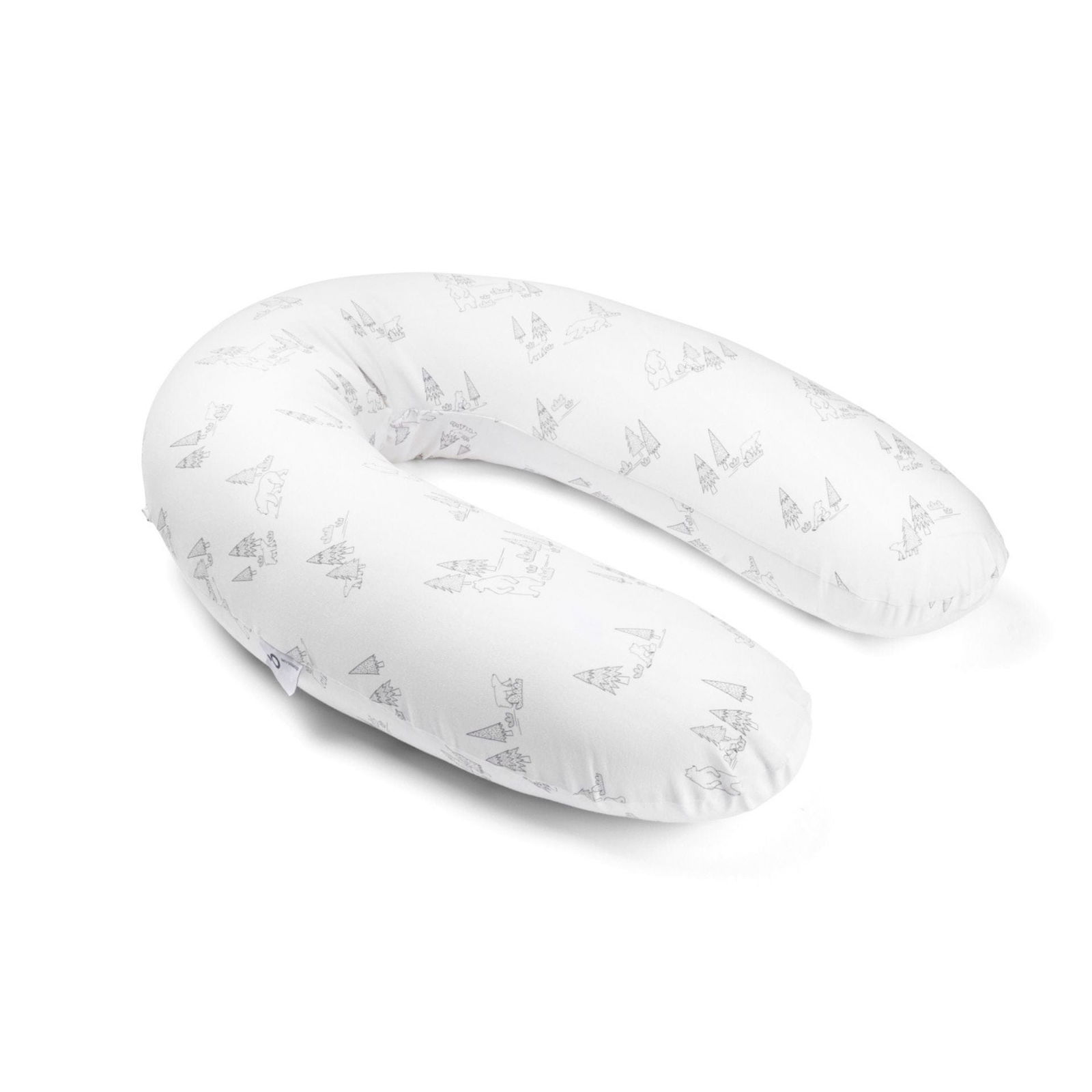 Doomoo Coussin d’allaitement et maternité BUDDY- Bear Family Grey