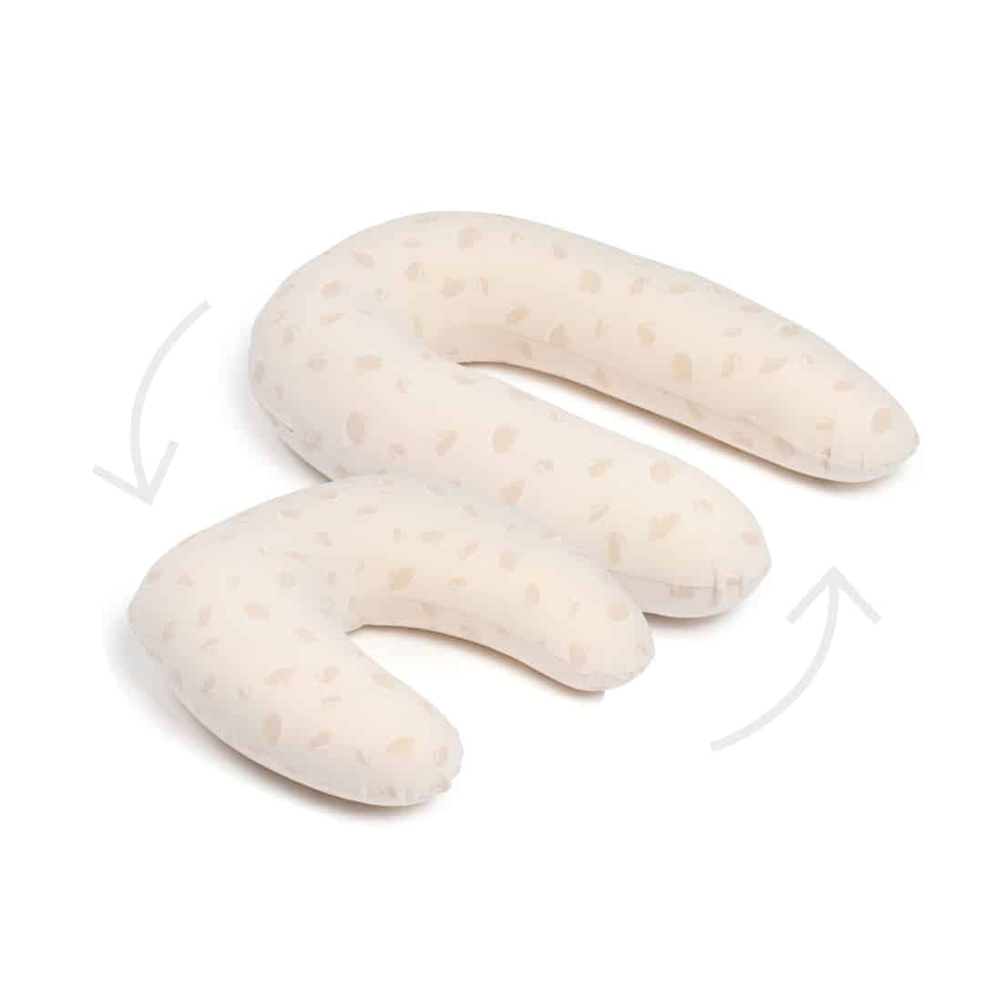 Doomoo Twisty 2-en-1 Coussin Multiform –  Pétales Latte
