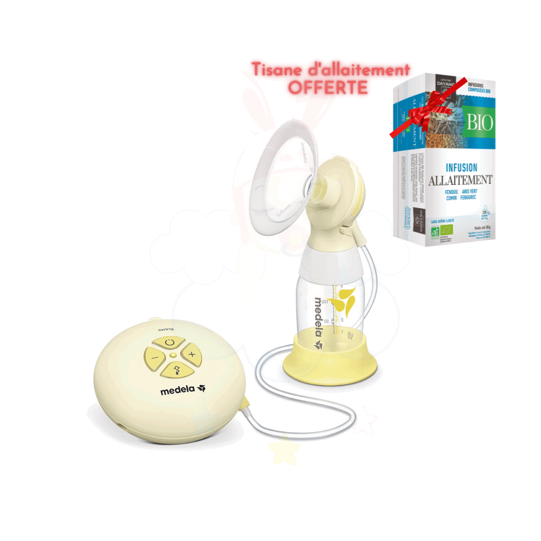 Medela Tire-lait électrique simple Swing Flex + Tisane d’allaitement Bio offerte