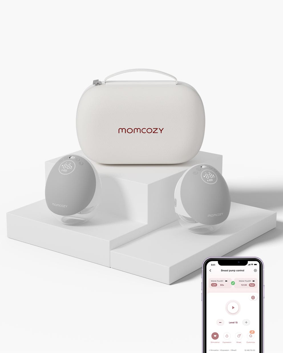 Momcozy Mobile Flow Tire-lait Double mains libres | M9