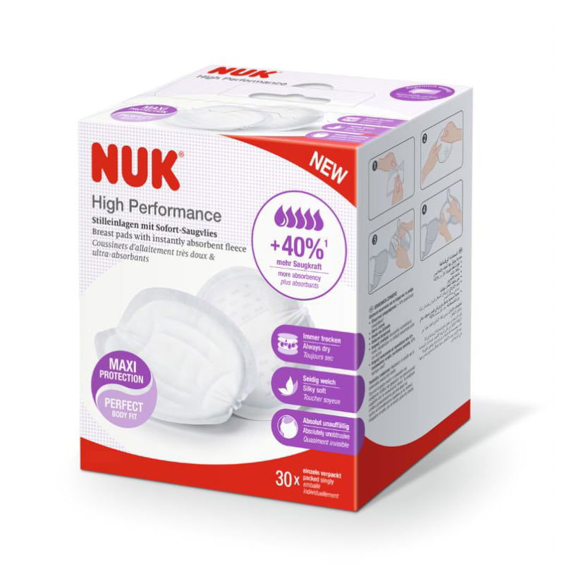 Nuk Coussinets d’allaitement High Performance 30 pièces