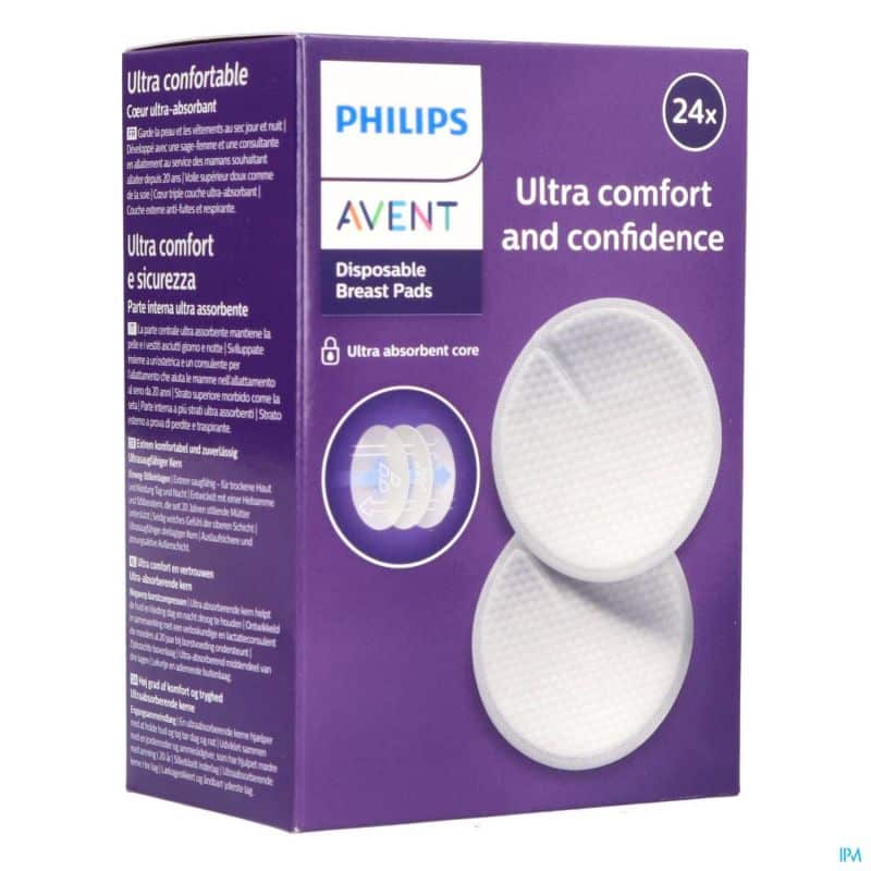 Philips Avent Coussinets d’allaitement jetables x24