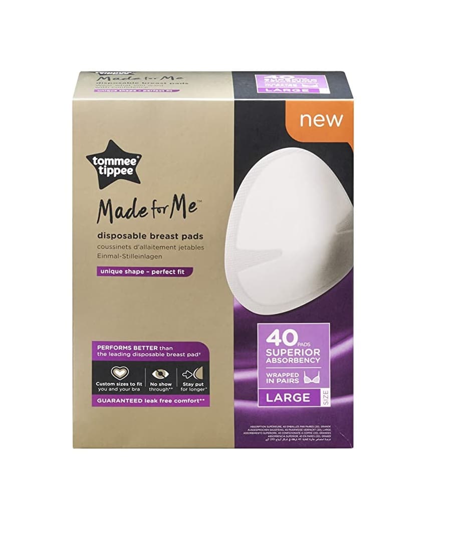 Tommee Tippee Coussinets d’allaitement jetables Large 40u