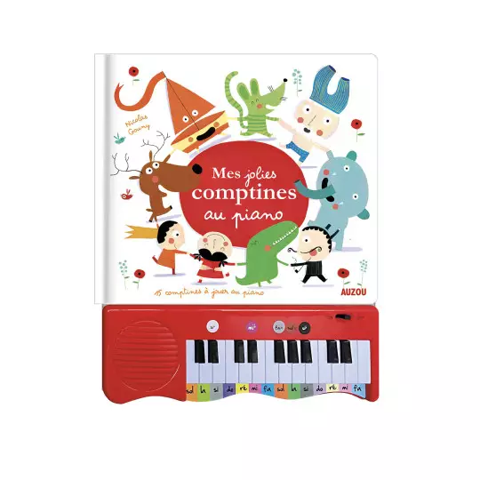 Auzou Mon livre piano – Mes jolies comptines au piano