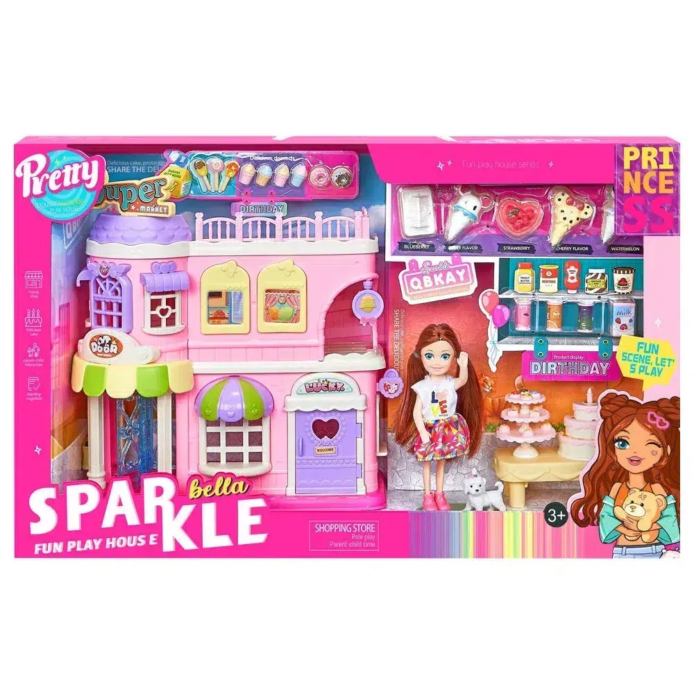 Bella Sparkle Maison de Jeu avec Poupée et Accessoires – Shopping