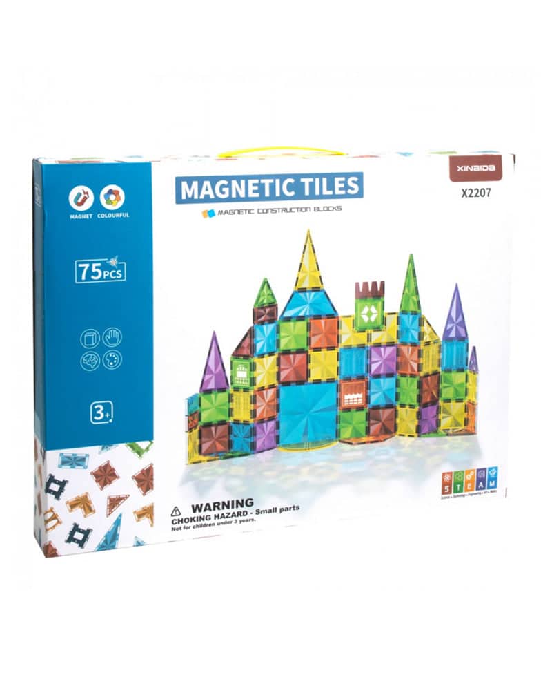 Blocs de Construction Magnétiques 75 Pièces