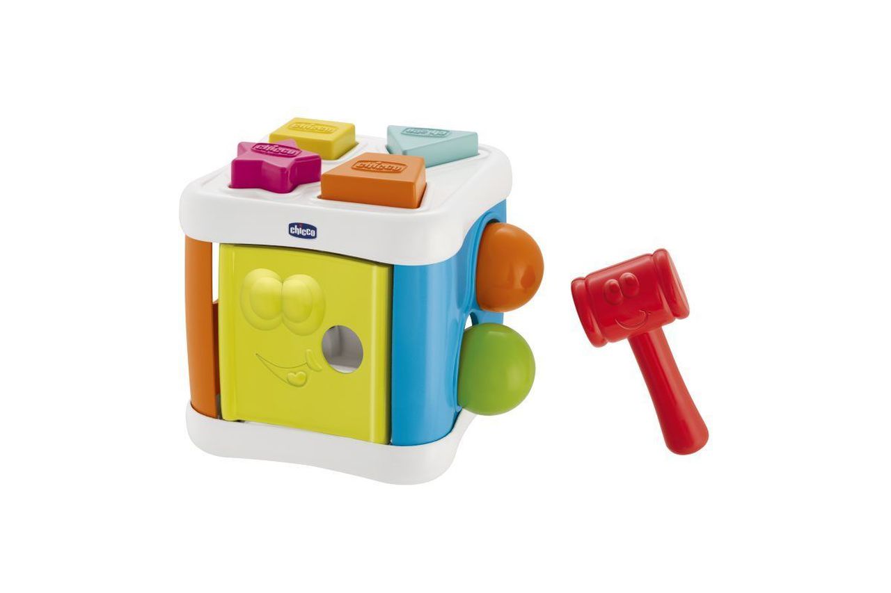Chicco Jouet d’éveil Cube à formes 2 en 1
