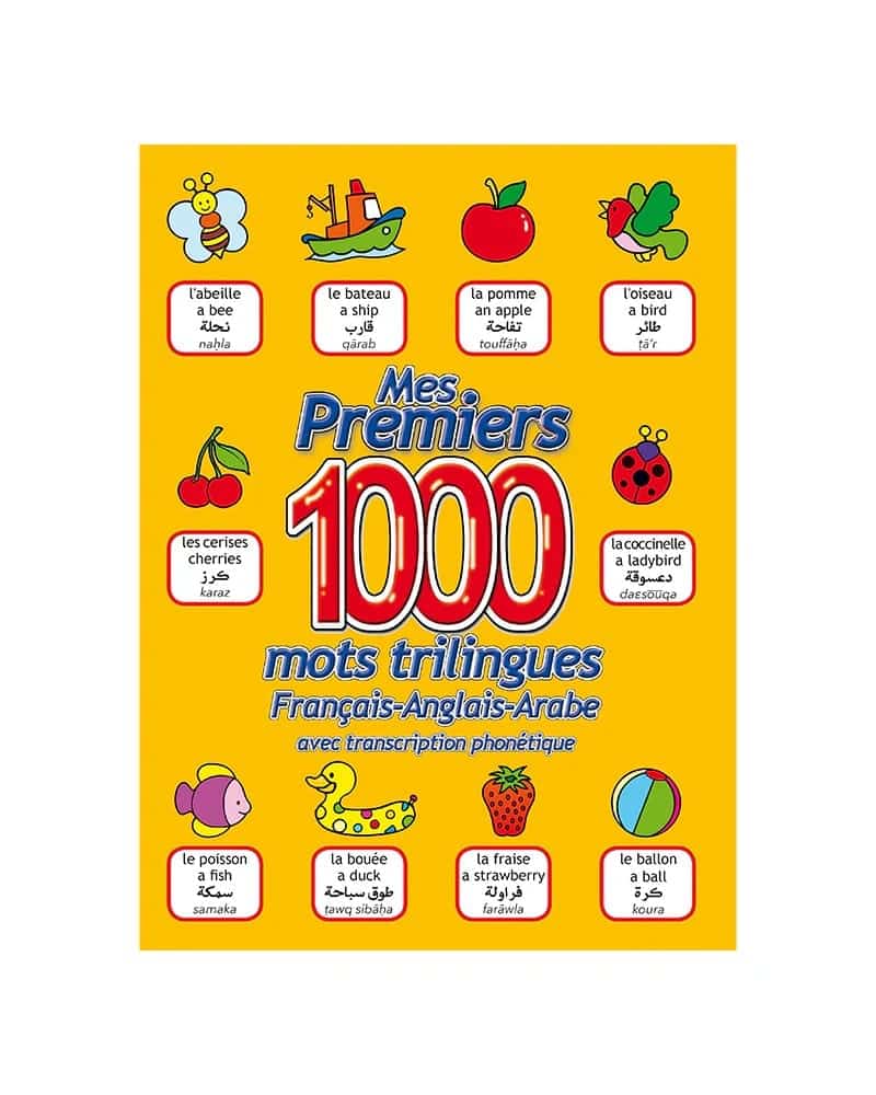 Mes Premiers 1000 Mots – Trilingues