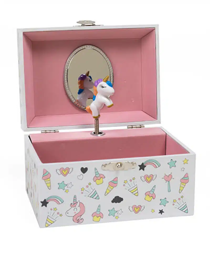 Eurekakids Boîte à Bijoux Unicorne Musical