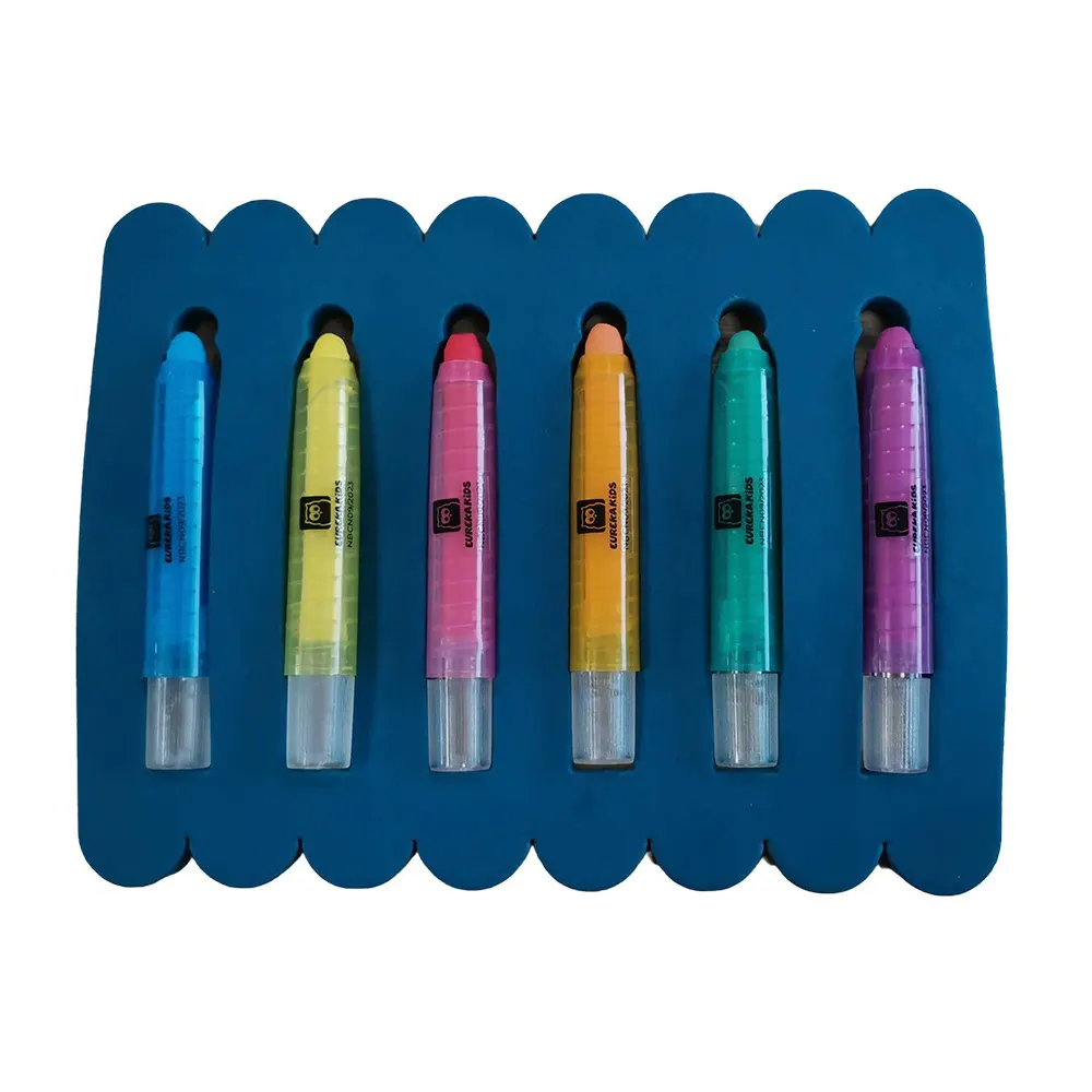 Eurekakids Crayon de Bain 6 Pièces 3A+
