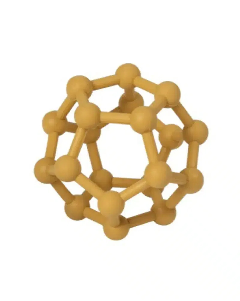 Eurekakids Jungle Silicone Ball Jaune 0M+