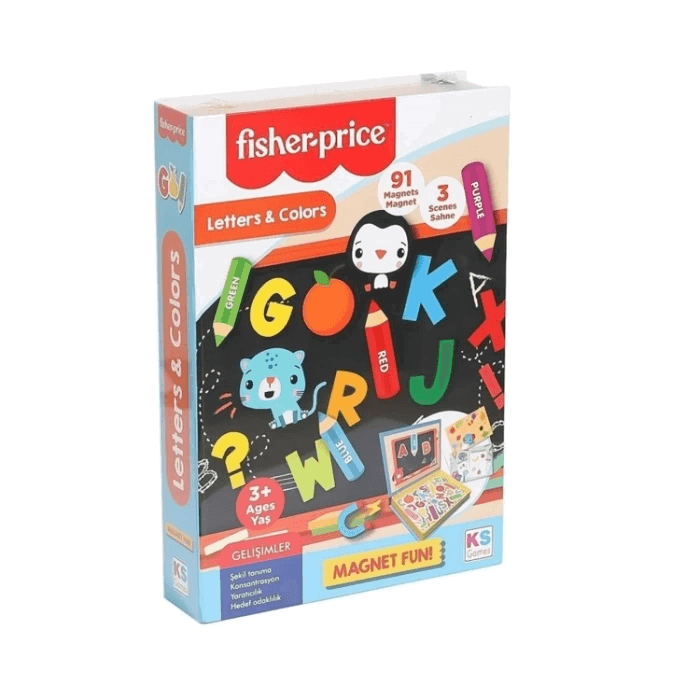 Fisher‑Price Letters & Colors Magnet Fun – 91 pièces
