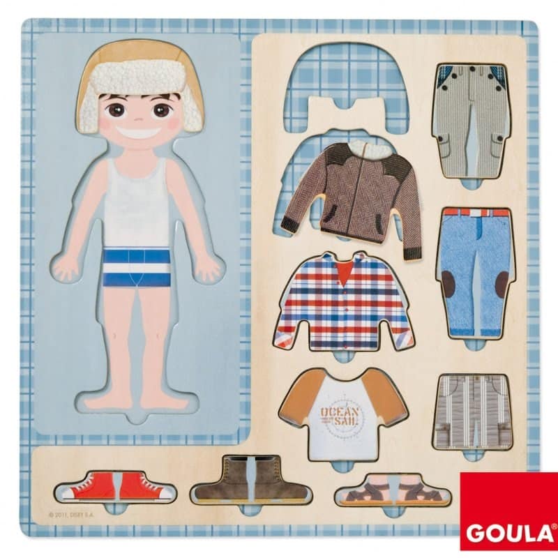 Goula Puzzle Petit garçon s’habille