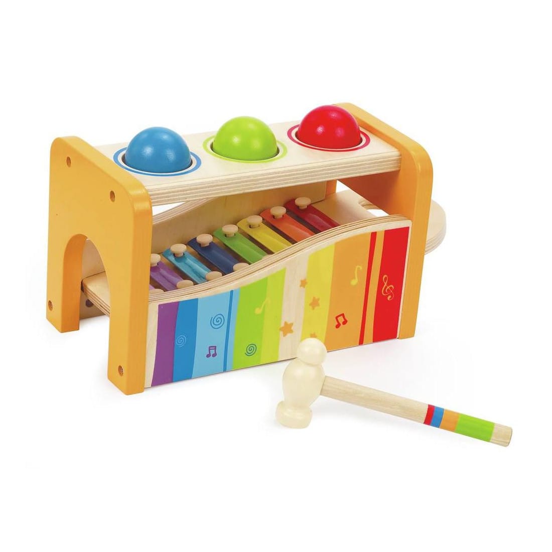 Hape Banc à marteler et xylophone