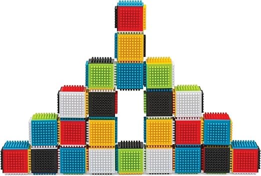 Infantino Ensemble de 24 cubes souples et colorés