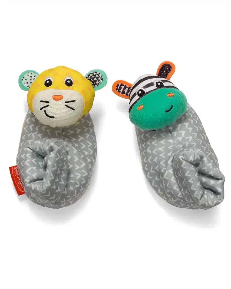 Infantino Hochets de Pied Zèbre/Tigre 0m+