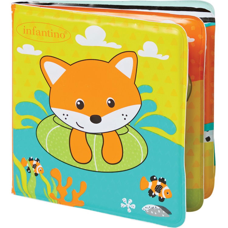 Infantino Livre de bain des animaux 0mois+