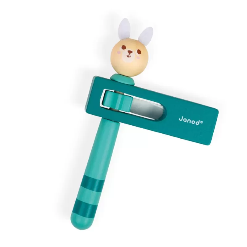 Janod Crécelle en bois – Lapin