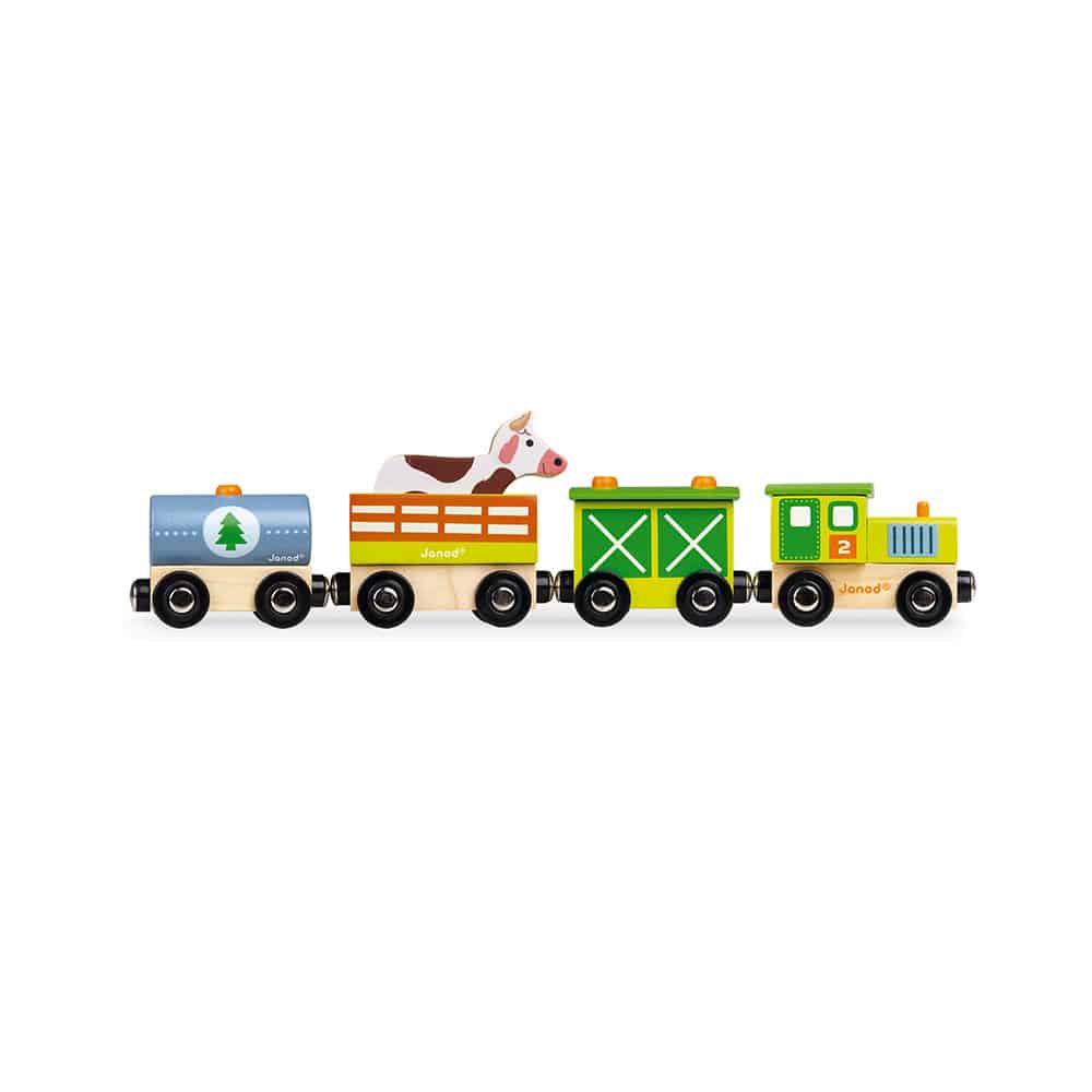 Janod Train Ferme Story Bois