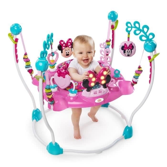 Disney Baby Minnie Aire d’Éveil Jumper avec Sons et Lumières