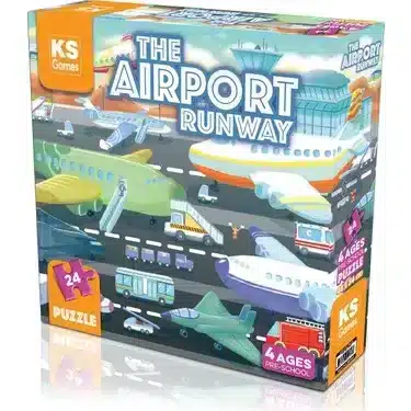 KS Games The Airport Runway Pre‑School Puzzle – 24 Pièces