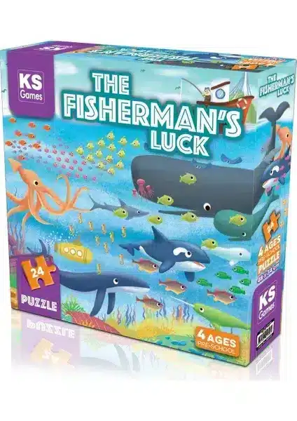 KS Games Fisherman’s Luck Pre‑School Puzzle – 24 pièces