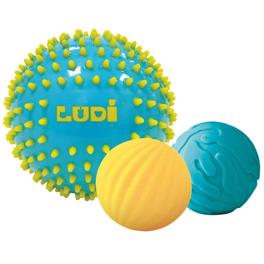 Ludi 3 Balles Sensorielles « Bleues »