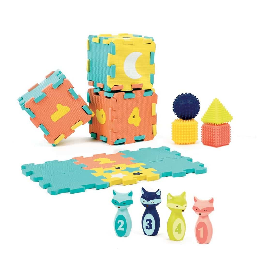 Ludi Coffret D’activités Tapis Quille Formes 10m+