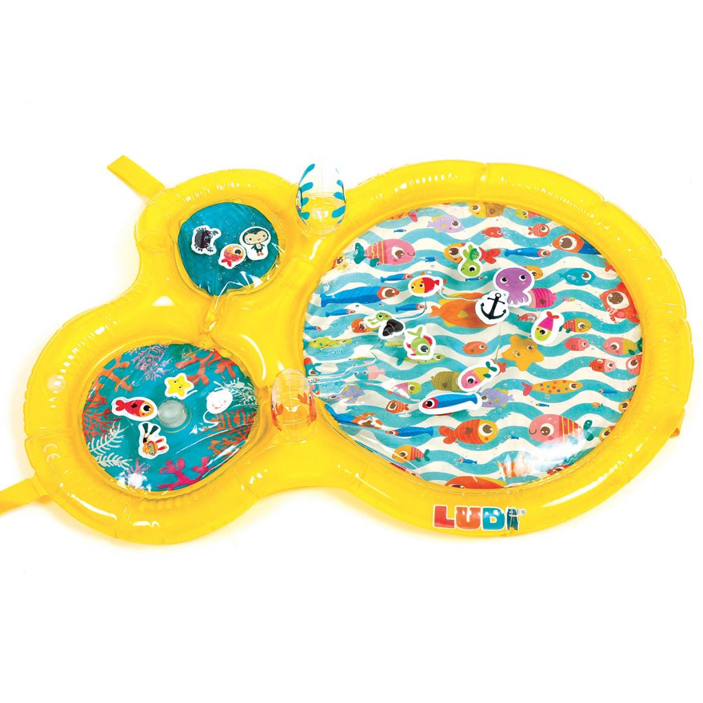 Ludi Grand Tapis D’eau Marin Jaune 10m+