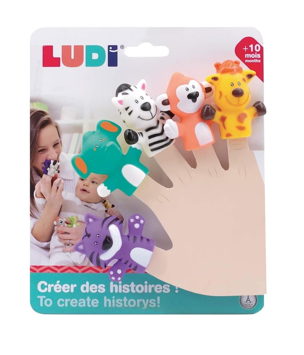 Ludi Marionnettes à doigts Savannah