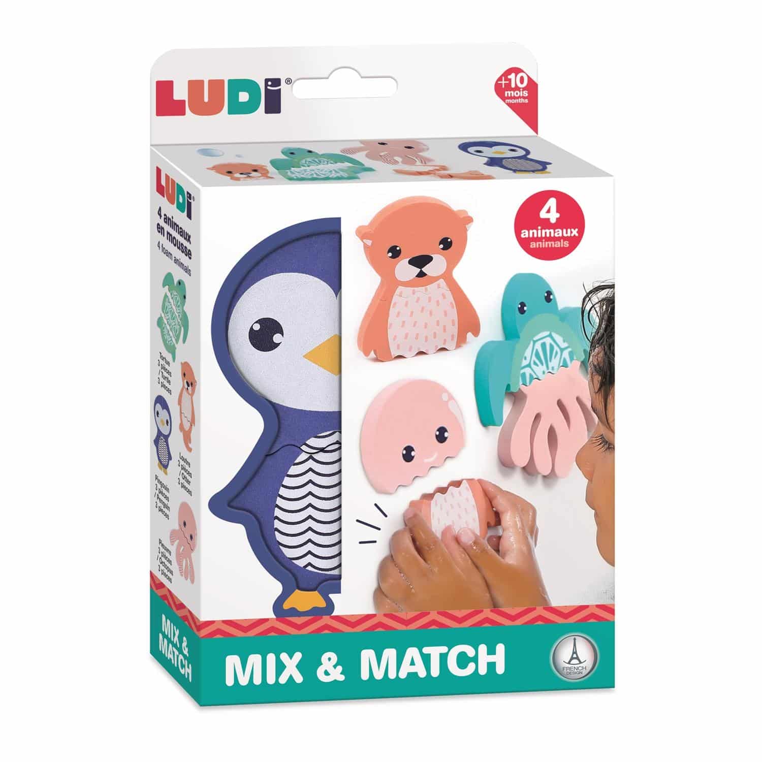 Ludi Mix and match bain Multicolore