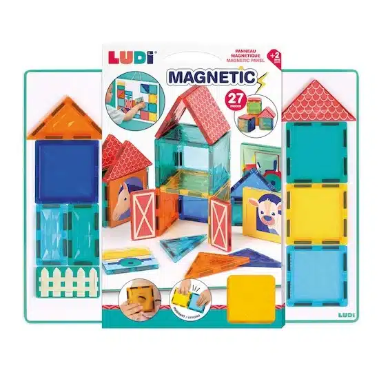 Ludi Panneau Magnétique 27 pièces 2ans+