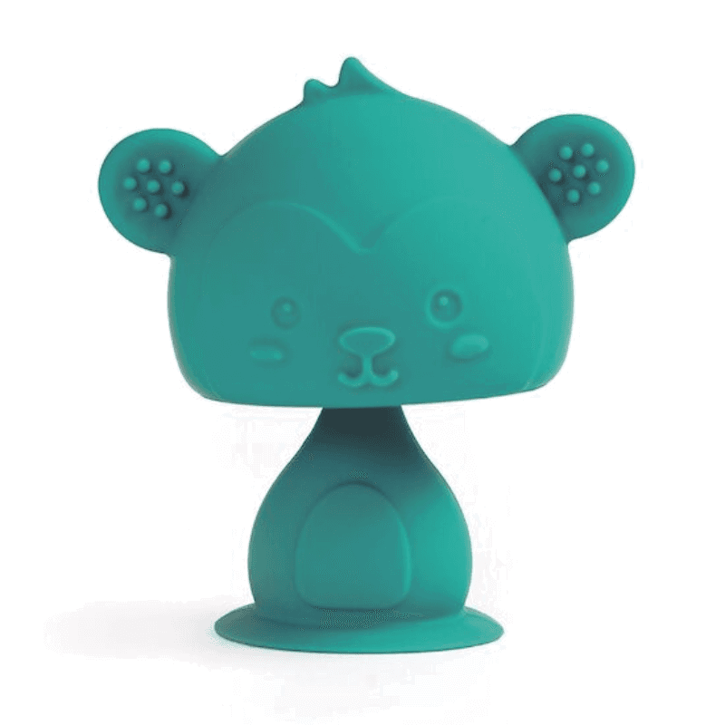 Ludi Swing Pop Animaux Rigolos à Ventouse pour Bébé – Vert Petrol