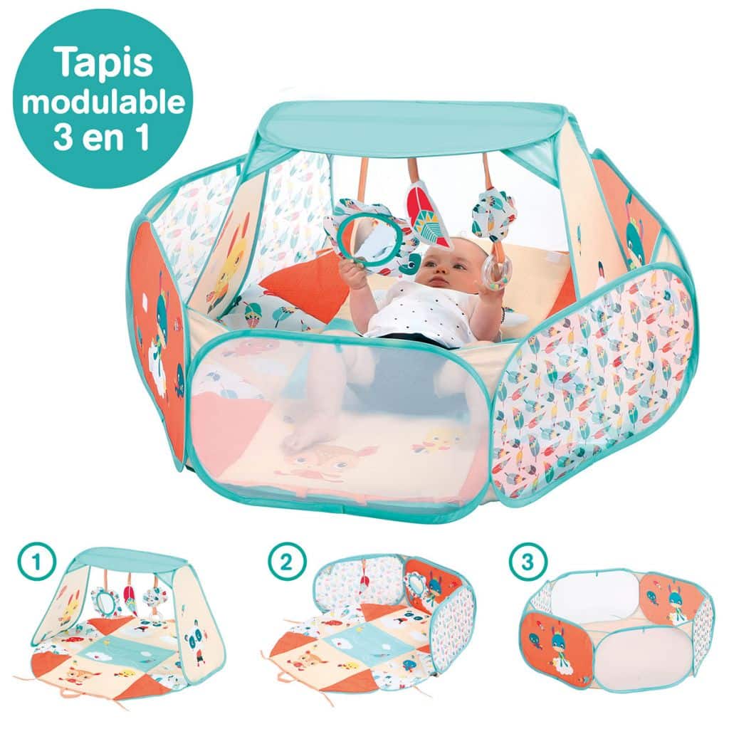 Ludi Tapis d’activités modulable 3en1