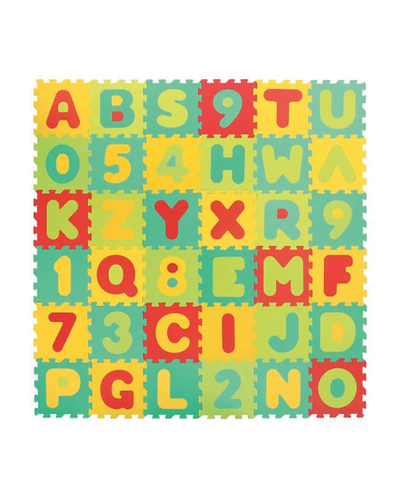Ludi Tapis Puzzle En Mousse « Lettres Et Chiffres »