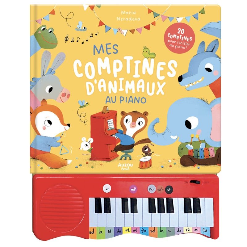 Mes comptines d’animaux au piano 3ans+