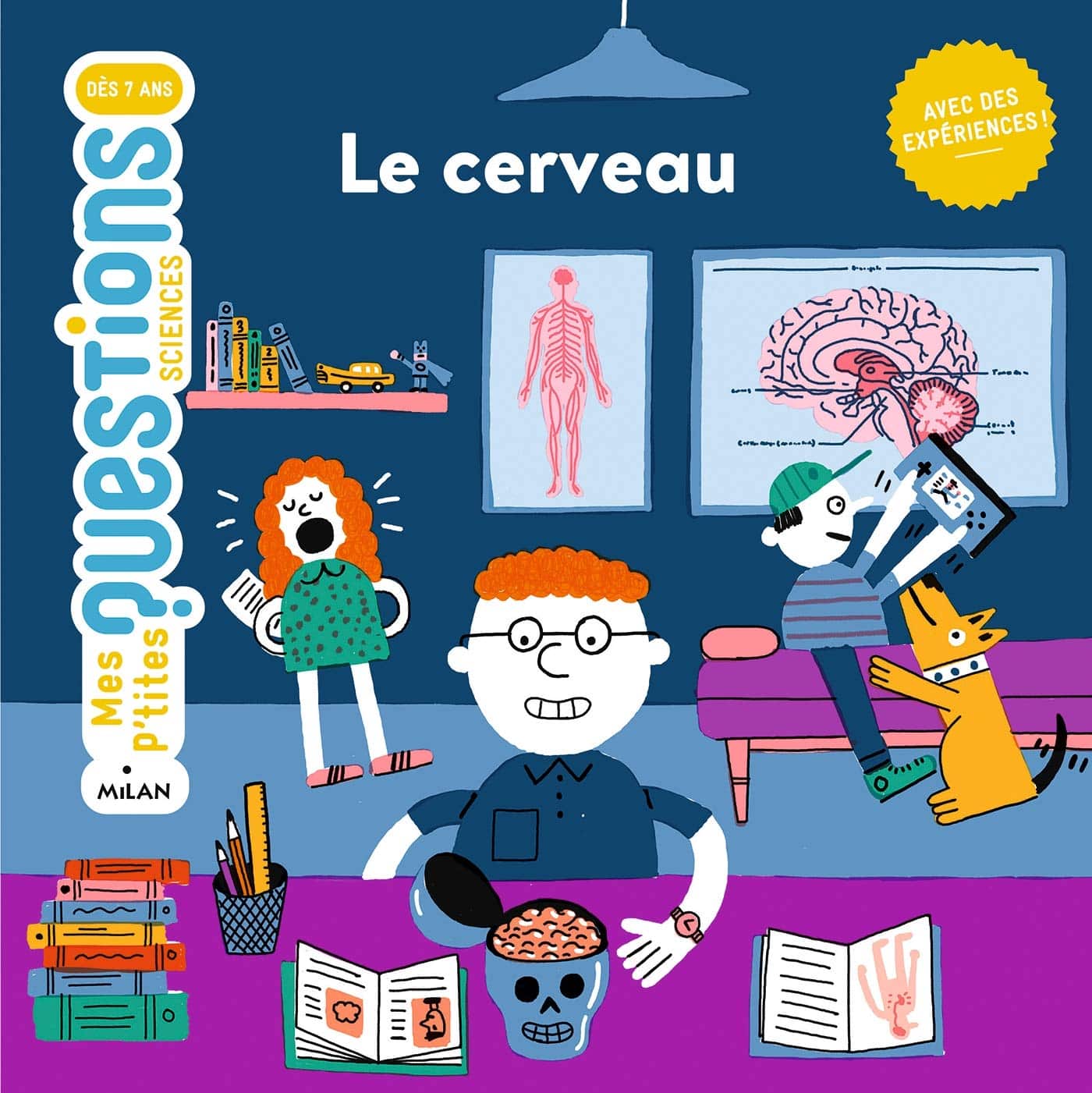 Milan Mes p’tites questions sciences – Le Cerveau