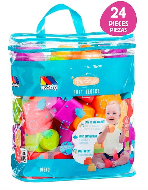Molto Soft Blocks 24 pcs de blocs souples 6m+