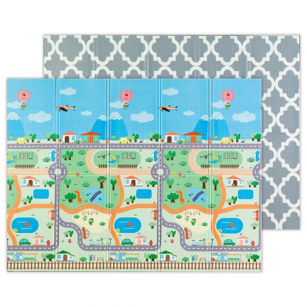 Molto Tapis de Jeu Réversible XXL en Mousse 150×200 cm 0M+