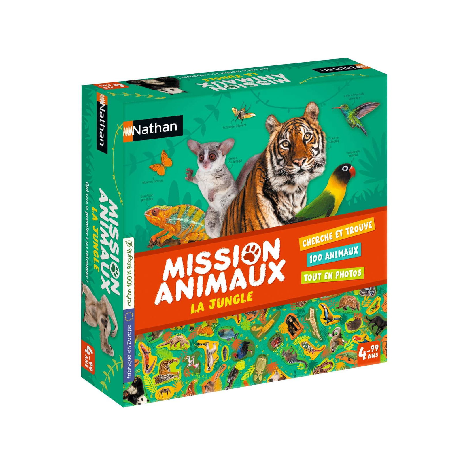 Nathan Mission animaux de la jungle – Cherche et Trouve