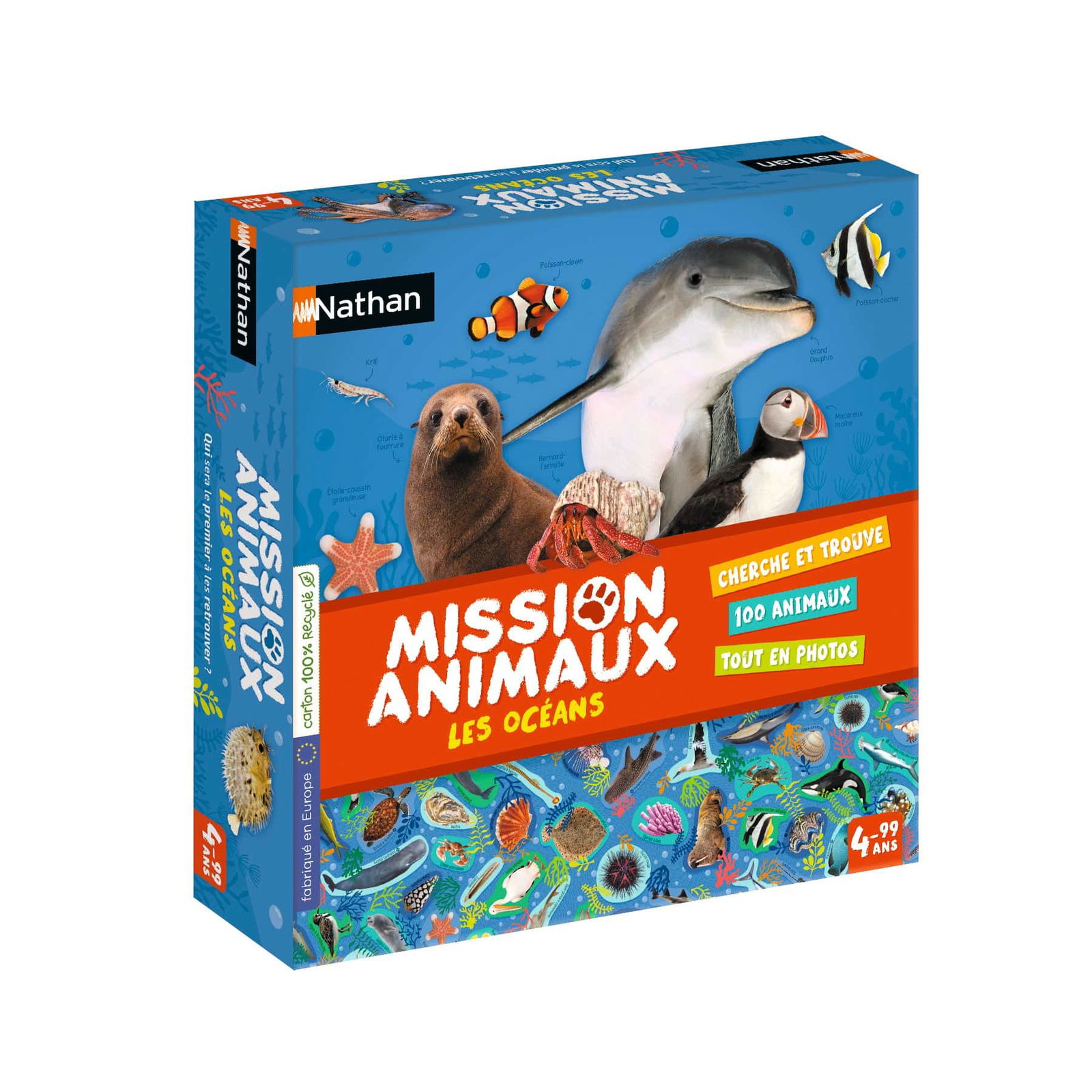 Nathan Mission animaux Les Océans – Cherche et Trouve
