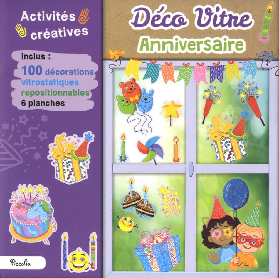 Déco Vitre – Anniversaire