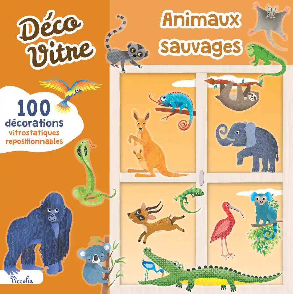Déco Vitre – Les animaux sauvages