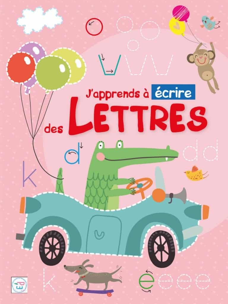 J’apprends à écrire des lettres – Cahier d’écriture